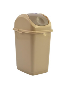 Kosz na śmieci  5L Slim uchylny beżowy