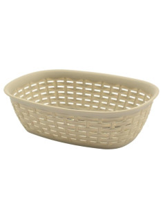 Koszyk na chleb Rattan 25x18cm beż 947