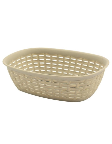 Koszyk na chleb Rattan 25x18cm beż 947
