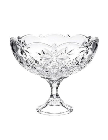 Salaterka kryształ Bohemia Perseus 22cm na nodze