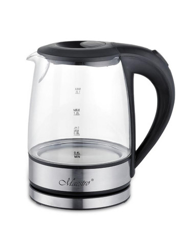 Czajnik elektryczny Maestro 1,2L MR-062B szklany