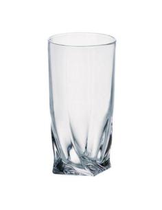Szklanki 350ml 6szt Bohemia Quadro wysokie