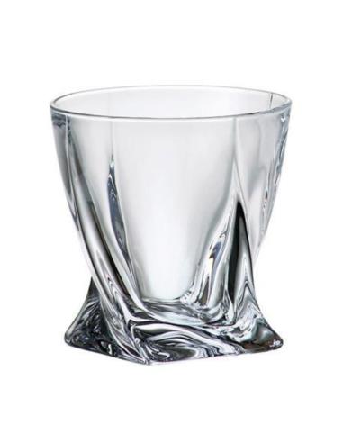 Szklanki 340ml 6szt Bohemia Quadro niskie