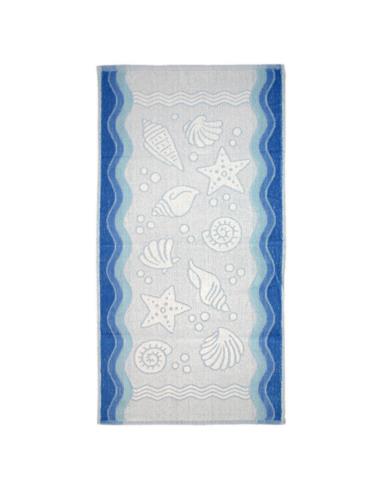 Ręcznik Flora Ocean niebieski 70x140cm