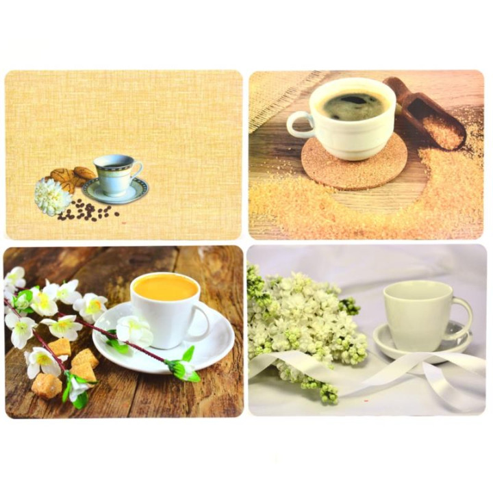 Mata 28x39cm laminowano-korkowa mix