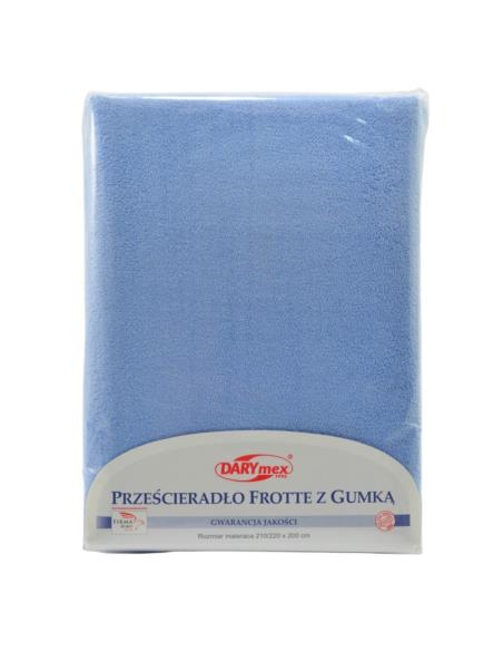 Prześcieradło Frotte 200x220cm niebieski