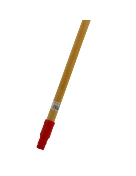 Kij drewniany 120cm z obsadką plastikową