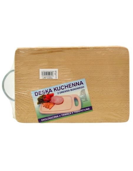 Deska do krojenia drewniana 24x16cm z uchwytem