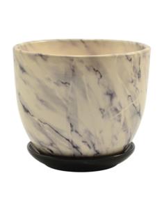 Doniczka ceramiczna Baryłka 2 13x16cm mix