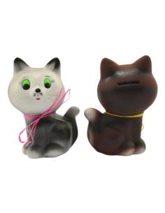 Skarbonka ceramiczna Kotek h:16cm 362 mix 2