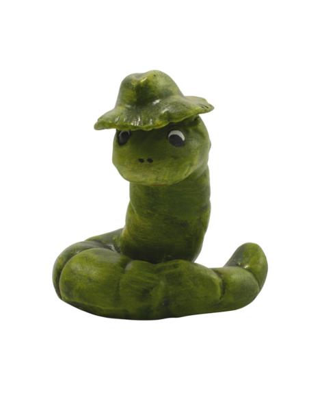 Figurka Robak 16cm ceramiczna 184