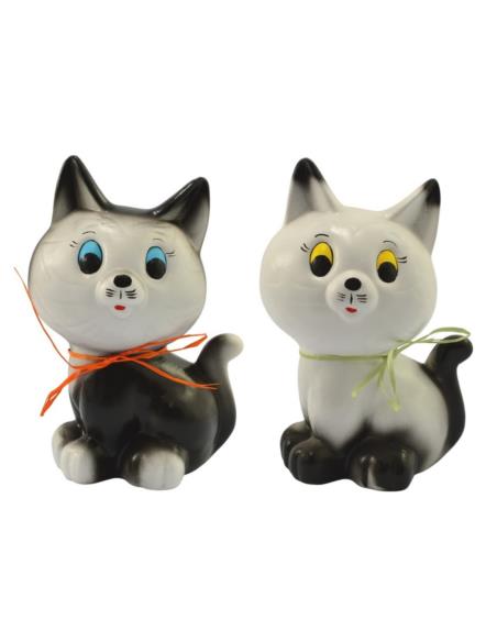 Skarbonka ceramiczna Kotek h:25cm 361 mix