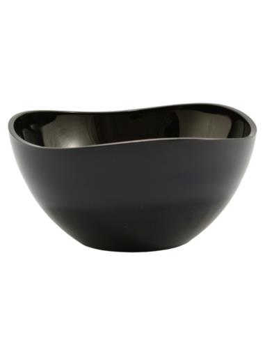 Salaterka szklana Vira 21cm czarna