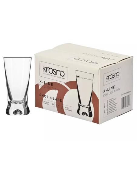Kieliszki do wódki 50ml 6szt Krosno X-Line