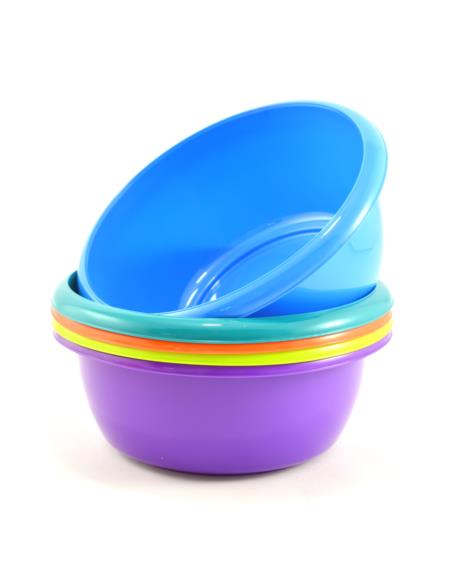 Miska plastikowa  3,5L 28cm okrągła mix