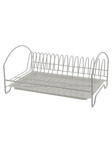 Suszarka do naczyń 1-poziomowa 40cm biała