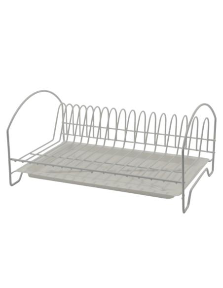 Suszarka do naczyń 1-poziomowa 40cm biała