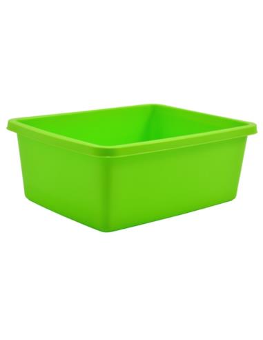 Miska plastikowa Classic  8L 36cm prostokątna zielona