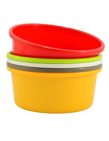 Miska plastikowa 10,5L okrągła mix