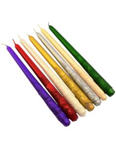 Świeca stożkowa 29cm mix