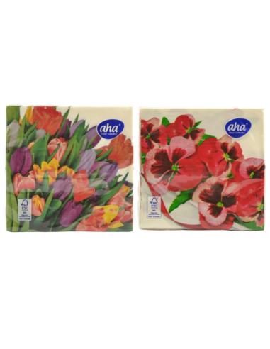 Serwetki 33x33 sezon Aha mix