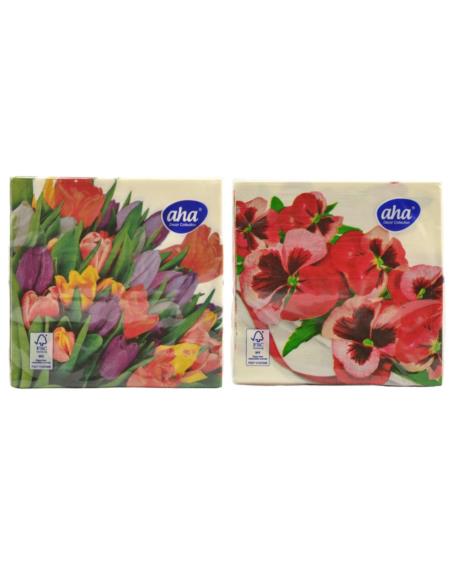 Serwetki 33x33 sezon Aha mix