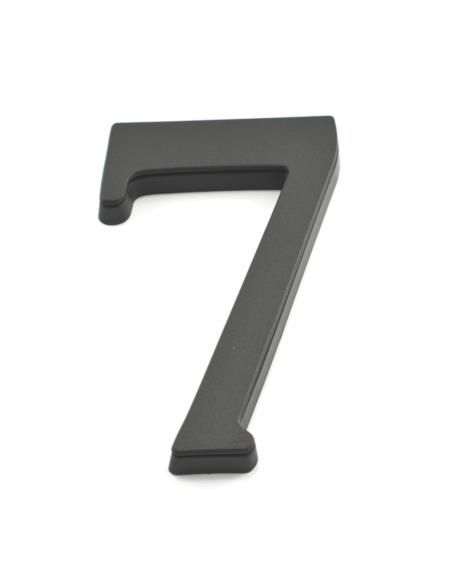 Cyfra "7" 19cm czarna tworzywo sztuczne