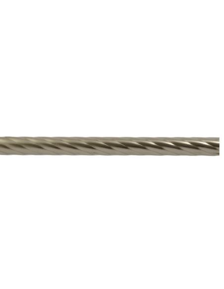 Rura 19 Twister chrom mat 300cm