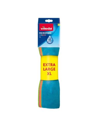 Ściereczka Vileda mikroaktywna Colors Extra Large  4 sztuki 173746