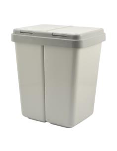 Kosz na śmieci 2x25L Duo 663