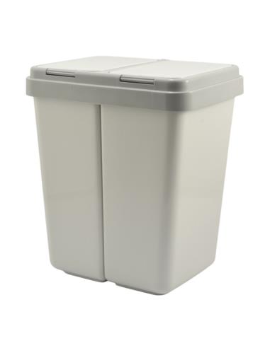 Kosz na śmieci 2x25L Duo 663
