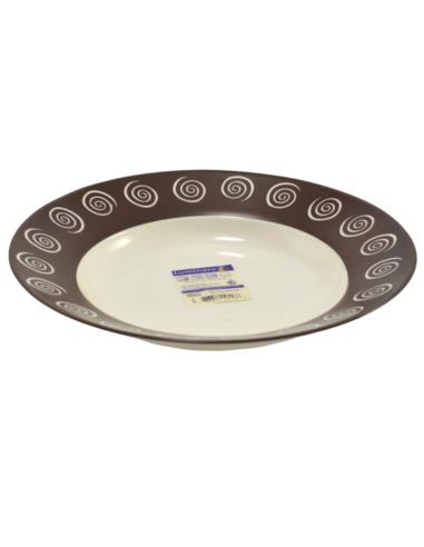 Talerz Sirocco Brąz głęboki 22,5cm--