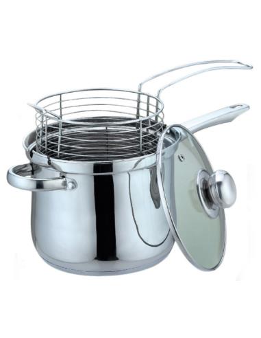 Rondel 18cm 3,6L z koszykiem do frytek Kinghoff KH-4581