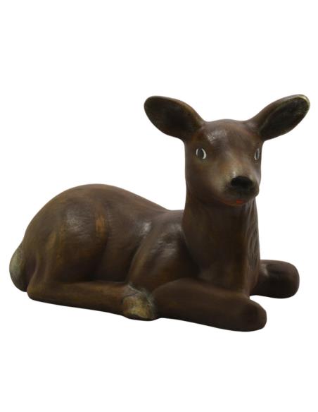 Figurka Sarna 27cm duża ceramiczna 430