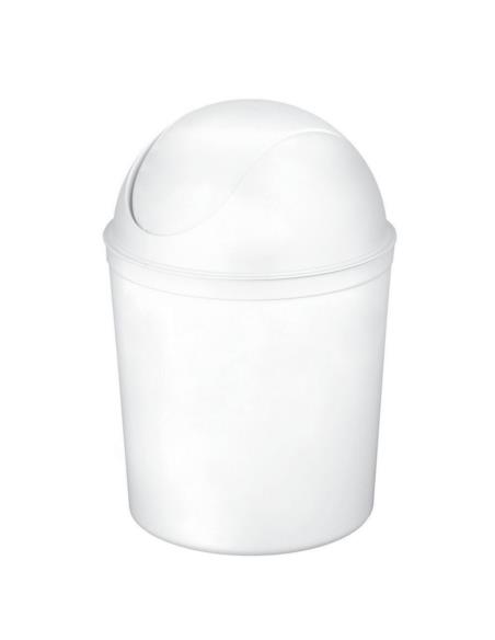 Kosz na śmieci  5L Swing biały 1345