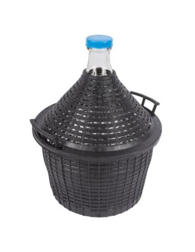 Balon 20L kosz plastikowy z korkiem winiarski VET20