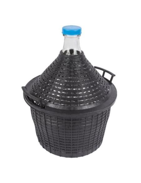 Balon 20L kosz plastikowy z korkiem winiarski VET20