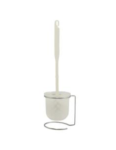 Szczotka WC plastikowa biała E6B