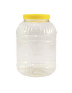 Słój plastikowy 5,0L PET żółta zakrętka
