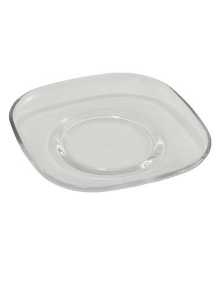 Spodek szklany przezroczysty 1szt 7823