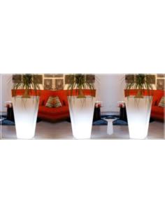 Doniczka 74cm plastik PALO LED kwadrat