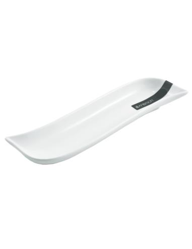 Półmisek Fala łódeczka 23cm biały 61245