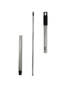 Kij metalowy 130cm chromowany karbowany