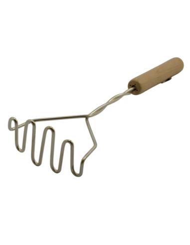 Tłuczek do ziemniaków spirala metal/drewno