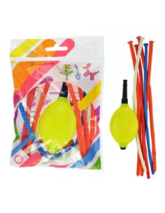 Balony do modelowania z pompką 6 sztuk