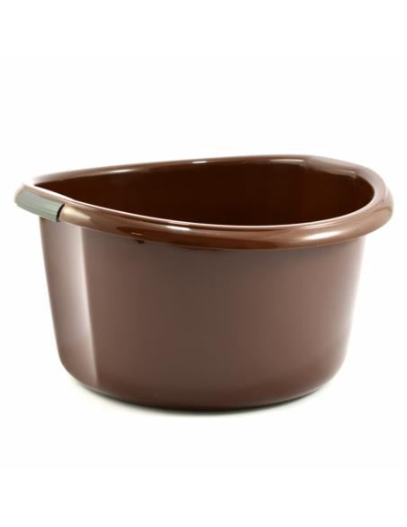 Miska plastikowa Solidna 30L brązowa