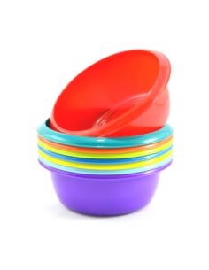 Miska plastikowa  1,1L 20cm okrągła mix