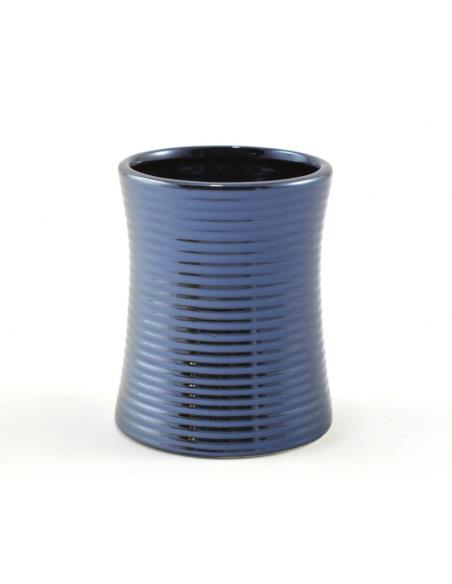 Kubek łazienkowy ceramiczny Amber tytan