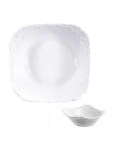 Salaterka Ćmielów Rococo 0001 kwadrat 17cm