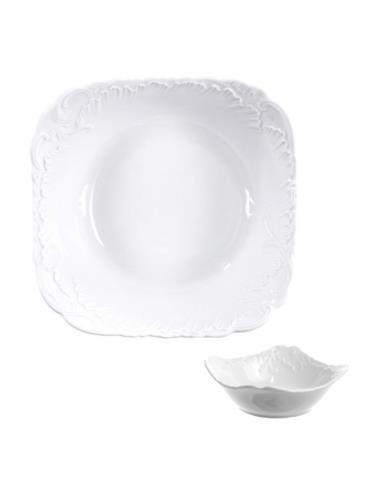 Salaterka Ćmielów Rococo 0001 kwadrat 17cm